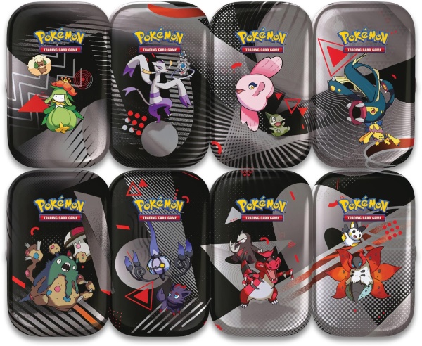 Pokémon TCG: Scarlet & Violet-Unova Mini Tin (Assorted Design) - Случайна карта🎨🎁🎨🎁