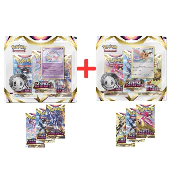 pokémon tcg sword & shield astral radiance booster box Pokémon TCG: Sword & Shield: Astral Radiance: 3 Pack Blister main image 1