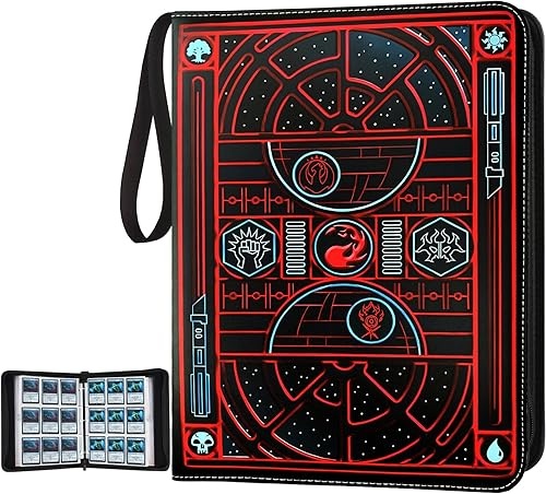 Папка за TCG - TCG Premium 720 Double PU TCG Premium 720 Double PU - Червен киберпънк (720 карти)