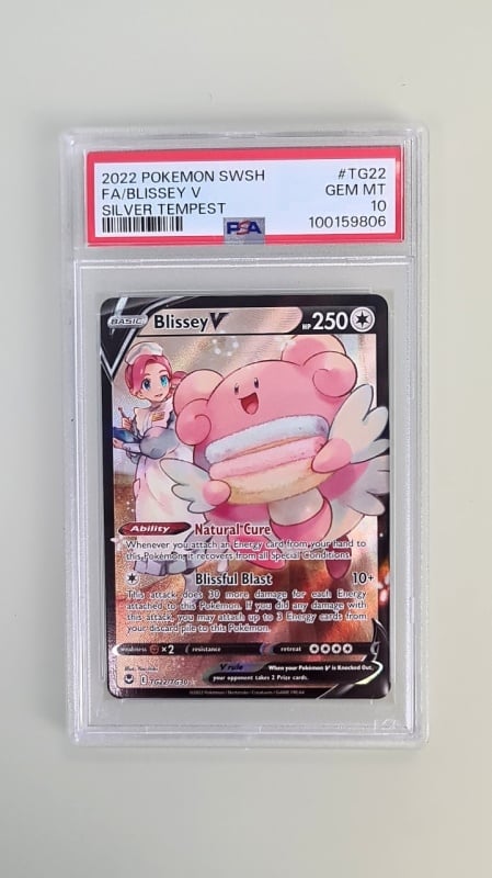 Blissey V #TG22/TG30 Full Art Ultra Rare (English) PSA 10 GEM MT