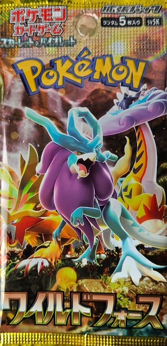 Pokémon Pokémon Temporal Forces Booster Pack JP Фабрично запечатан - 1 SV5K Booster Pack (японски)