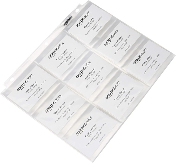 Commander Jeu de 500 feuilles Pokemon TCG Reliure Amazon Basics 9 pochettes  Protecteurs de cartes