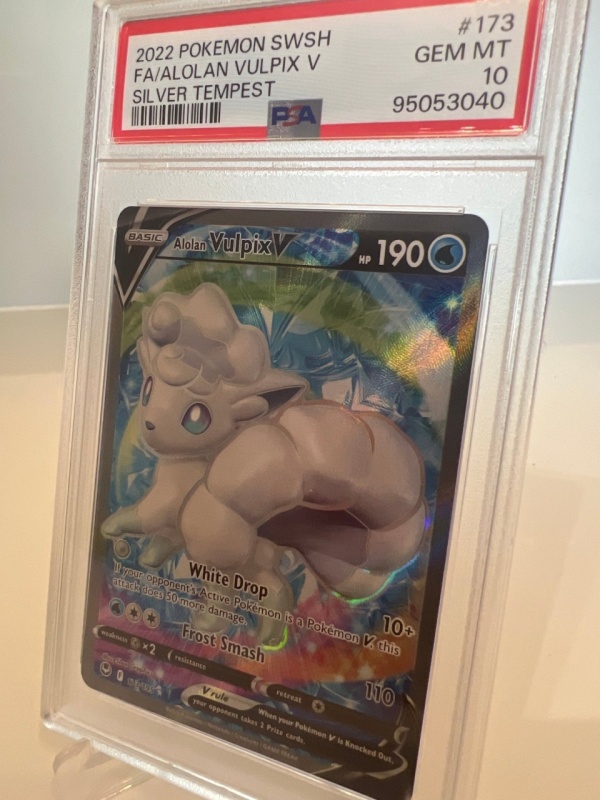 【PSA10】 ロコン アローラロコン/Vulpix Alolan Vulpix Alolan Vulpix V #173/195 PSA 10 GEM MT - Silver Tempest (SWSH12)