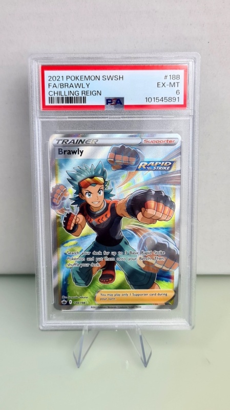 Brawly FA EX-MT 6 #188/198 Full Art Brawly FA EX-MT 6 | PokeMANIA
