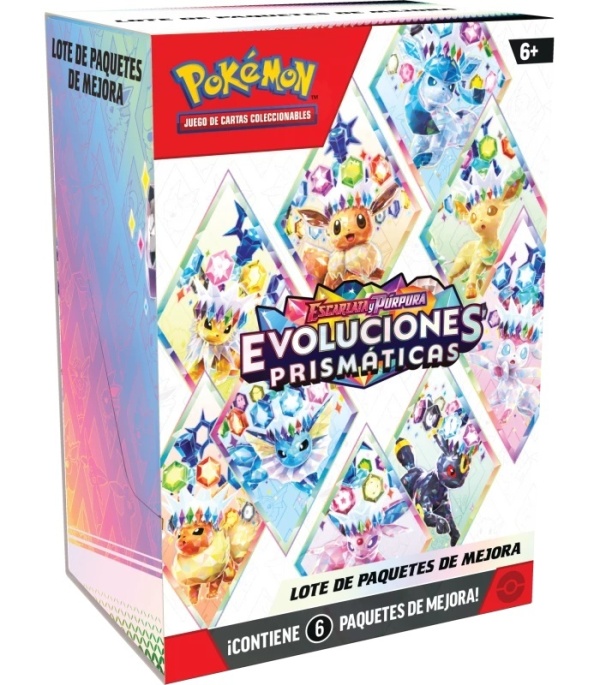 Pokmon TCG Prismatic Evolutions ES Booster Display Bundle (6 Pack)