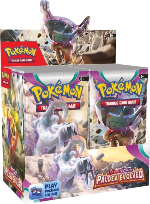 Pokémon TCG: Scarlet & Violet 2 Paldea Evolved Бустерна кутия (36 опаковки)