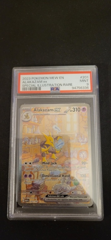 Alakazam EX #201/165 PSA 9 - SV: Scarlet & Violet 151 (MEW)