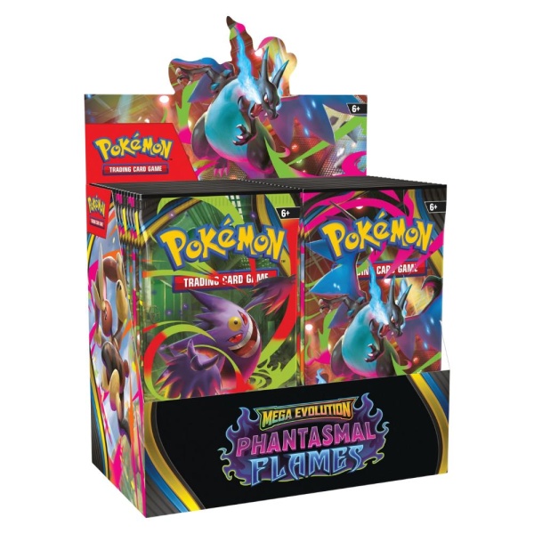 Cutie Display Booster Pokémon TCG Phantasmal Flames Booster Display Box (36 Packs)
