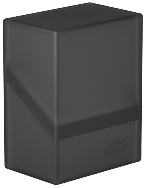 Cutie pentru carti de joc Ultimate Guard Boulder Deck Case - Standard Size, neagra (60 carti)