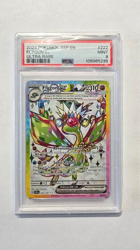 Flygon ex SIR #222/191 — PSA 9 MINT (Surging Sparks, 2024)