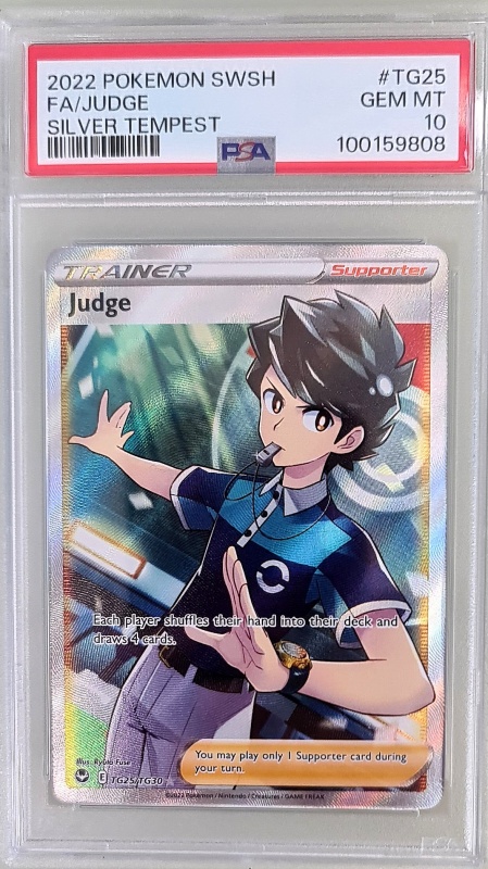 Judge FA/JUDGE #TG25/TG30 Full Art Ultra Rară (Engleză) PSA 10 GEM MT