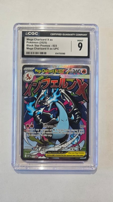 Mega Charizard X ex #23 — CGC 9 MT (EN, Mega Dream EX 23)