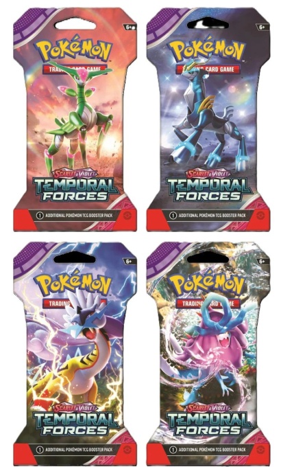 Pokémon TCG: Scarlet & Violet 5 Temporal Forces 5 Temporal Forces Бустер с ръкави в блистерна кутия (24 опаковки)