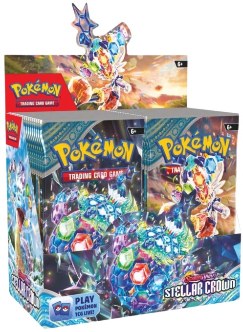 Pokémon TCG: Scarlet & Violet 7 Stellar Crown Бустерна кутия (36 опаковки)