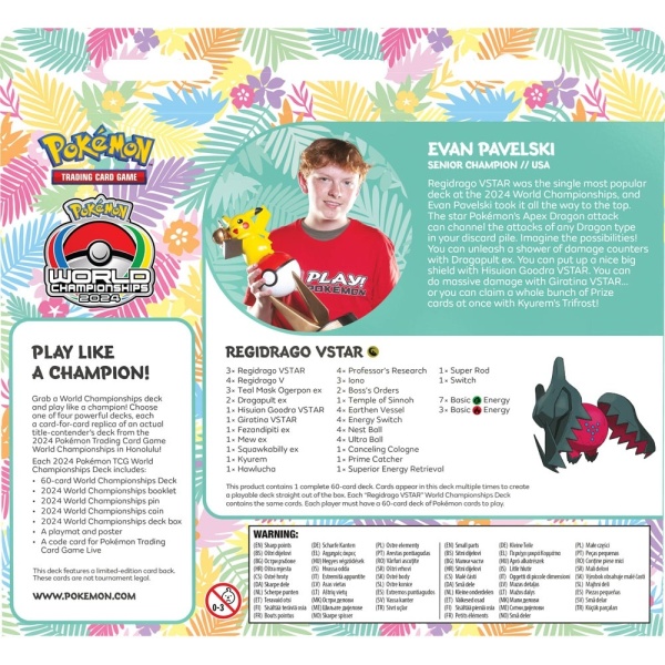 Set Pokmon TCG: 2024 World Championship Deck - Evan Pavelski | PokeMANIA