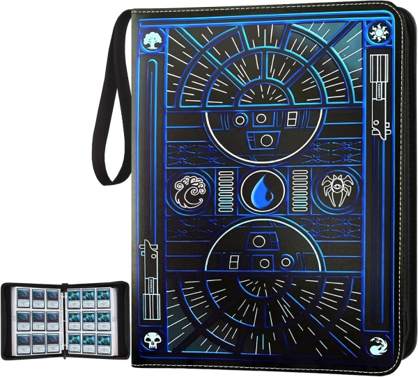 Папка за TCG - TCG Premium 720 Double PU TCG Premium 720 Double PU - Blue Cyberpunk (720 карти)