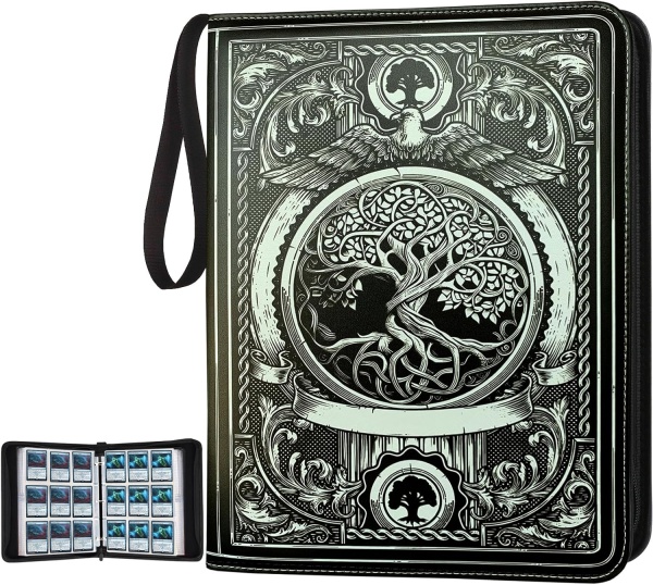 Папка TCG - TCG Premium 720 Double PU Папка за карти за съхранение TCG Premium 720 Double PU - черна (720 карти)