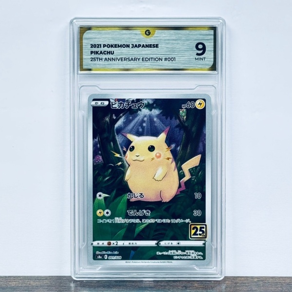 Pikachu #001/028 — GG 9 MINT (Japanese 25th Anniversary Collection
