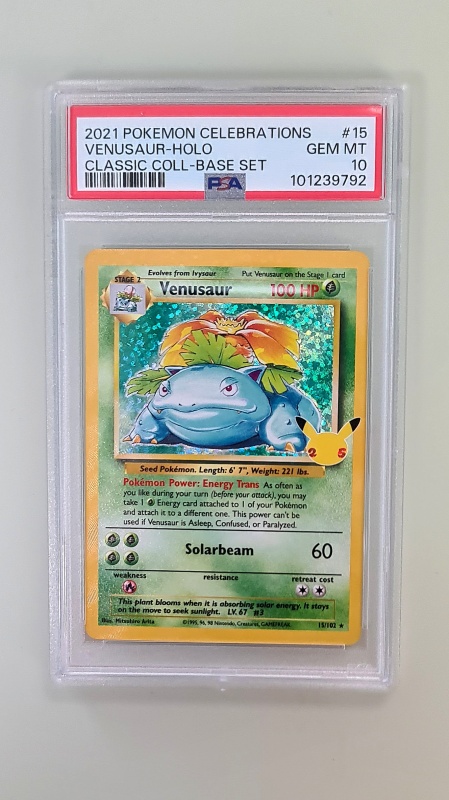 Venusaur #15/102 PSA 10 Gem Mint Holo (English) | PokeMANIA