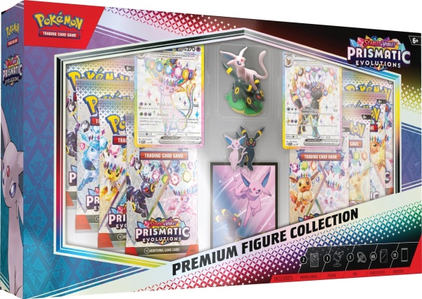 Колекция фигурки Pokémon TCG Scarlet &amp; Violet Prismatic Evolutions Premium