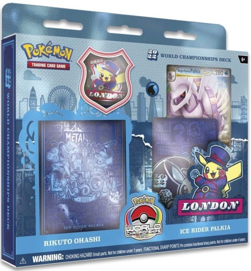 Комплект Pokémon TCG: 2022 Pokémon World Championship Deck - Rikuto Ohashi: Ice Rider Palkia