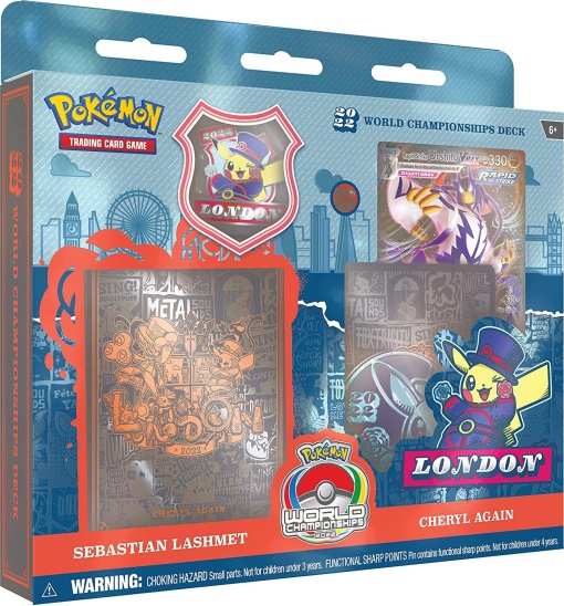 Комплект Pokémon TCG: 2022 Pokémon World Championship Deck - Sebastian Lashmet: Cheryl Again