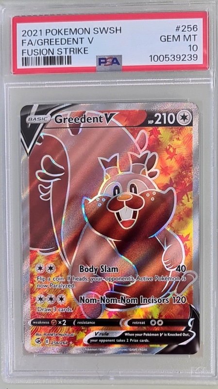 Greedent V FA/GREEDENT V #256/264 Full Art Ultra Rare (English