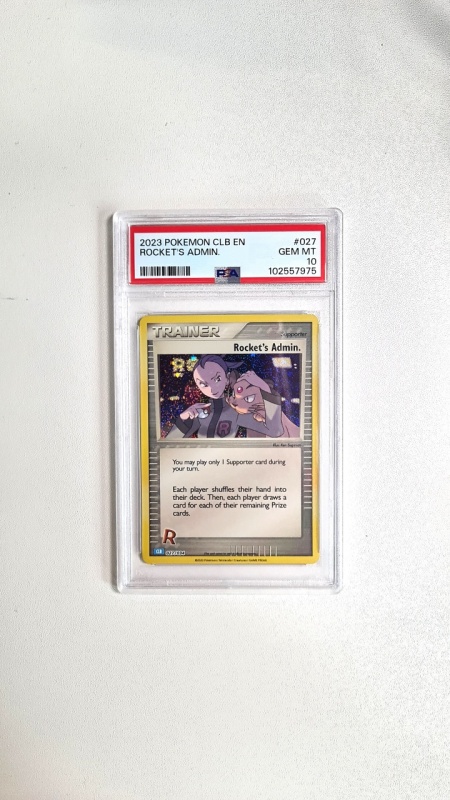 Rocket's Admin #027/034 Pokémon Celebrations (English) PSA 10 Gem Mint
