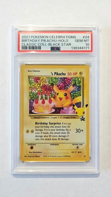 Pikachu ex #033/106 RR — PSA 10 GEM MT (Japanese SV8 Super