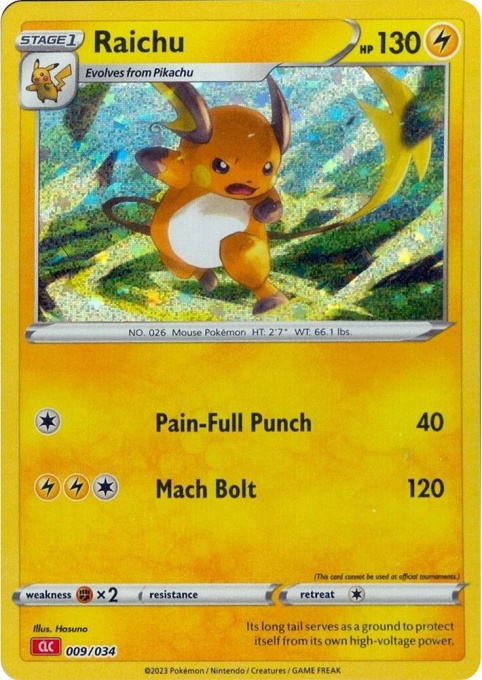 Raichu #09/34 CGC 10+ PRISTINE - Collection Classique