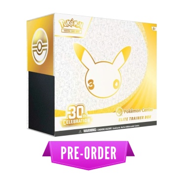 30th Celebration Pokémon Center Elite Trainer Box — Sealed Pokémon Preorder