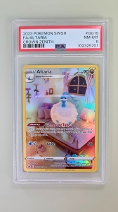 Altaria #GG19/GG70 PSA 8 Близо до мента Пълно изображение (английски) - Img 3