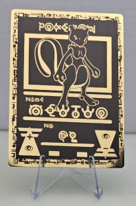 Ancient Mew: Black Mewtwo - PokéMetal Carte (Fan Art) Συλλεκτική Μεταλλική Κάρτα - Img 2