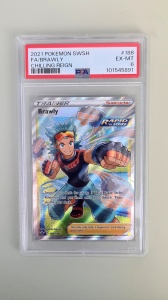 Brawly FA EX-MT 6 #188/198 Vollkunst (Englisch) PSA 6 EX MT - Img 3