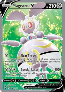 Magearna V #182/195 PSA 10 GEM MT - Tempestade Prateada (SWSH12)