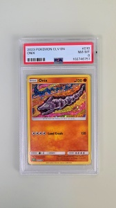 Onix #010/034 Обща винтидж карта (български) PSA 8 NM-MT - Img 2