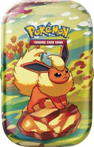 Pokémon TCG: Prismatic Evolutions Mini Tin Prismatic Display Box - Eevee und Eeveelutions! - Img 2