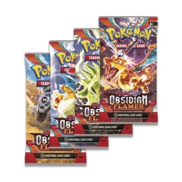 Pokémon TCG: Scarlet & Violet — Pudełko z boosterami Obsidian Flames (36 pakietów) - Img 2