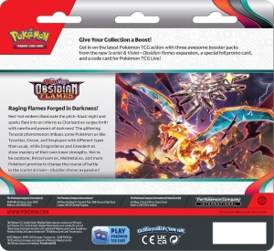 Pokémon TCG Set: Scarlet & Violet 3 Obsidian Flames 3 Blisterpack - Houndstone - Img 2