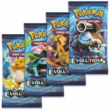 Pokémon XY Evolutions - 4 Booster Packs (EN) Complete Art Set - Img 2