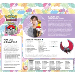 Set Pokémon TCG: 2024 Weltmeisterschaft Deck - Sakuya Ota: Antiker Werkzeugkasten - Img 2