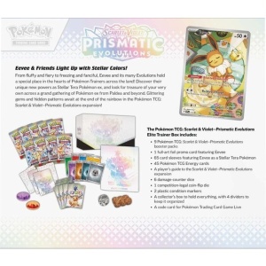 Set Pokémon TCG Scarlet & Violet 8.5 Prismatic Evolutions Elite Trainer Box - Img 2