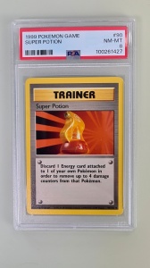 Super Potion #90/102 Vintage common (Engleză) PSA 8 MINT - Img 2