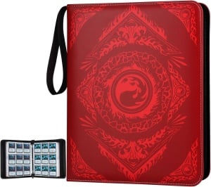 Папка за TCG - TCG Premium 720 Double PU Карта за съхранение на карти за игра TCG Premium 720 - червена (720 карти) - Img 1