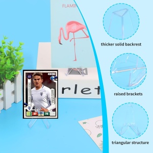 28 Card Display Stands, Card Stands, Card Stands for Sports Cards, Trading Card Stands, Acrylic Material, 5.33 cm (2.1 Inch) Tall - Img 3