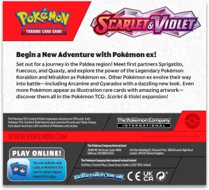 Caixa de Exibição de Boosters Escarlate e Violeta do Pokémon TCG (36 Pacotes) - Img 2
