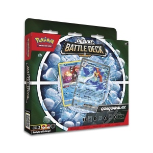 Conjunto Pokémon TCG: Deck de Batalha Deluxe - Quaquaval EX