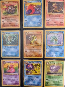 Kompletter Satz von 62 Karten Pokémon TCG Fossil Unlimited 1999 (WotC) DE - Img 5