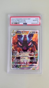 Lucario VSTAR FA/LUCARIO VSTAR #SWSH291 Full Art Ultra Rară (Engleză) PSA 10 GEM MT - Img 2
