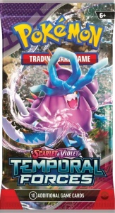 Pacote de cartas Pokémon TCG: Scarlet & Violet 5 Forças Temporais EN Pacote de Reforço Lacrado de Fábrica - 1 Pacote de Reforço - Img 2